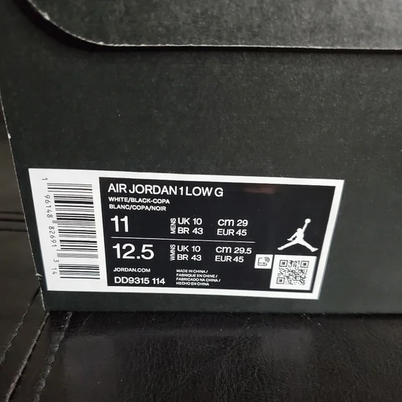 Jordan 1 Low Og " Copa Golf " Shoes - Picture 12 of 12